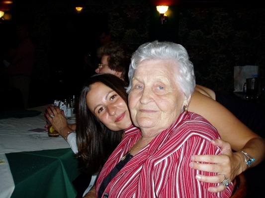 Me and my grandmother, Gertrude Grzybowski, right before I moved to New Mexico.